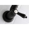 image:imageKingston Brass KS3103BAL Wall Mount Pot Filler Kitchen Faucet Antique BrassMatte Black