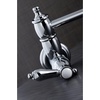 image:imageKingston Brass KS3103BAL Wall Mount Pot Filler Kitchen Faucet Antique BrassPolished Chrome