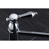 image:imageKingston Brass KS3103BAL Wall Mount Pot Filler Kitchen Faucet Antique BrassPolished Chrome