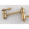 image:imageKingston Brass KS3103TAL Wall Mount Pot Filler Kitchen Faucet Antique BrassAntique Brass