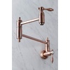 image:imageKingston Brass KS3103TAL Wall Mount Pot Filler Kitchen Faucet Antique BrassAntique Copper