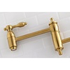 image:imageKingston Brass KS3103TAL Wall Mount Pot Filler Kitchen Faucet Antique BrassBrushed Brass