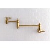 image:imageKingston Brass KS3103TAL Wall Mount Pot Filler Kitchen Faucet Antique BrassBrushed Brass