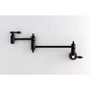 image:imageKingston Brass KS3103TAL Wall Mount Pot Filler Kitchen Faucet Antique BrassMatte Black
