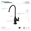 image:imageKingston Brass KS3197AL 14 Turn Water Filtration Faucet Brushed BrassOil Rubbed Bronze
