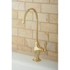 image:imageKingston Brass KS3197AL 14 Turn Water Filtration Faucet Brushed BrassPolished Brass