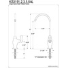 image:imageKingston Brass KS3197AL 14 Turn Water Filtration Faucet Brushed BrassPolished Brass