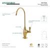 image:imageKingston Brass KS3197AL 14 Turn Water Filtration Faucet Brushed BrassPolished Brass