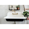 image:imageKingston Brass KS3227AX Vintage 6 Adjustable Center Wall Mount Kitchen Faucet Brushed BrassPolished Brass
