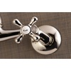 image:imageKingston Brass KS3227AX Vintage 6 Adjustable Center Wall Mount Kitchen Faucet Brushed BrassPolished Nickel