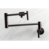 image:imageKingston Brass KS4100CML Manhattan Wall Mount Pot Filler Matte BlackOil Rubbed Bronze