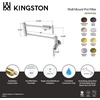 image:imageKingston Brass KS4100CML Manhattan Wall Mount Pot Filler Matte BlackOil Rubbed Bronze
