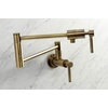 image:imageKingston Brass KS4103DL Concord Wall Mount Pot Filler Antique BrassAntique Brass