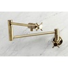 image:imageKingston Brass KS4103DL Concord Wall Mount Pot Filler Antique BrassAntique Brass
