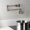 image:imageKingston Brass KS4106RX Belknap Wall Mount Pot Filler Polished NickelAntique Brass