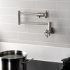image:imageKingston Brass KS4106RX Belknap Wall Mount Pot Filler Polished NickelBrushed Nickel