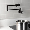 image:imageKingston Brass KS4106RX Belknap Wall Mount Pot Filler Polished NickelOil Rubbed Bronze