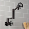image:imageKingston Brass KS4106RX Belknap Wall Mount Pot Filler Polished NickelOil Rubbed Bronze