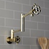 image:imageKingston Brass KS4106RX Belknap Wall Mount Pot Filler Polished NickelPolished Brass