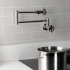 image:imageKingston Brass KS4106RX Belknap Wall Mount Pot Filler Polished NickelPolished Nickel