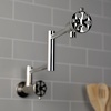 image:imageKingston Brass KS4106RX Belknap Wall Mount Pot Filler Polished NickelPolished Nickel