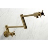 image:imageKingston Brass KS4107DL Concord Pot Filler Brushed Brass 235 x 263 x 1288Brushed Brass