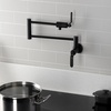image:imageKingston Brass KS4108KL Whitaker Wall Mount Pot Filler Brushed NickelMatte Black