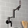 image:imageKingston Brass KS4108KL Whitaker Wall Mount Pot Filler Brushed NickelOil Rubbed Bronze