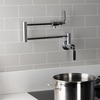 image:imageKingston Brass KS4108KL Whitaker Wall Mount Pot Filler Brushed NickelPolished Chrome