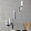 image:imageKingston Brass KS4108KL Whitaker Wall Mount Pot Filler Brushed NickelPolished Chrome