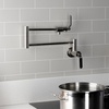 image:imageKingston Brass KS4108KL Whitaker Wall Mount Pot Filler Brushed NickelPolished Nickel