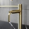 image:imageKingston Brass KS4708KL Whitaker Deck Mount Pot Filler Faucet Brushed NickelBrushed Brass
