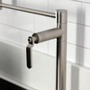 image:imageKingston Brass KS4708KL Whitaker Deck Mount Pot Filler Faucet Brushed NickelBrushed Nickel