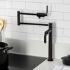 image:imageKingston Brass KS4708KL Whitaker Deck Mount Pot Filler Faucet Brushed NickelOil Rubbed Bronze