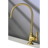 image:imageKingston Brass KS5193TAL Tudor SingleHandle Water Filtration Faucet Antique BrassBrushed Brass