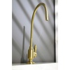 image:imageKingston Brass KS5193TAL Tudor SingleHandle Water Filtration Faucet Antique BrassBrushed Brass