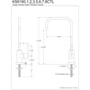 image:imageKingston Brass KS6193CTL Continental SingleHandle Water Filtration Faucet Antique BrassBrushed Brass