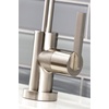 image:imageKingston Brass KS6193CTL Continental SingleHandle Water Filtration Faucet Antique BrassBrushed Nickel