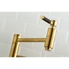 image:imageKingston Brass KS8100DKL Kaiser Pot Filler Matte Black 20 x 263 x 263Brushed Brass