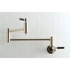 image:imageKingston Brass KS8100DKL Kaiser Pot Filler Matte Black 20 x 263 x 263Polished Nickel