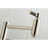 image:imageKingston Brass KS8100DKL Kaiser Pot Filler Matte Black 20 x 263 x 263Polished Nickel