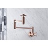 image:imageKingston Brass KS8100DL Concord Pot Filler Matte Black 20 x 263 x 831Antique Copper