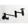 image:imageKingston Brass KS8100DL Concord Pot Filler Matte Black 20 x 263 x 831Oil Rubbed Bronze