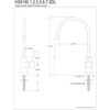 image:imageKingston Brass KS8190DL Concord SingleHandle Water Filtration Faucet Matte BlackAntique Brass