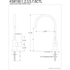 image:imageKingston Brass KS8196CTL Continental SingleHandle Water Filtration Faucet Polished NickelBrushed Brass