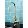 image:imageKingston Brass KS8196CTL Continental SingleHandle Water Filtration Faucet Polished NickelPolished Brass