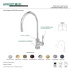 image:imageKingston Brass KS8196NKL Nustudio Water Filtration Faucet Polished Nickel 1113 x 588 x 169Polished Chrome