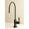 image:imageKingston Brass KSAG8197DL Concord Reverse Osmosis System Filtration Water Air Gap Faucet Brushed BrassOil Rubbed Bronze