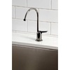 image:imageKingston Brass NS3190DKL Water Onyx Restoration Water Filtration Faucet Black Stainless SteelBlack Stainless Steel