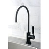 image:imageKingston Brass NS3190DKL Water Onyx Restoration Water Filtration Faucet Black Stainless SteelBlack Stainless Steel